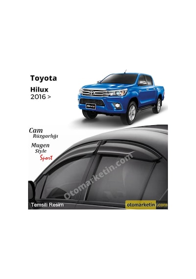 Toyota Uyumlu Hilux Revo Cam Rüzgarlığı