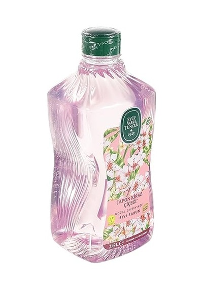 Eyüp Sabri Tuncer Doğal Zeytinyağlı Sıvı Sabun Japon Kiraz Çiçeği 1,5 L Pet Şişe 1 X 1500 Ml 2 Paketi