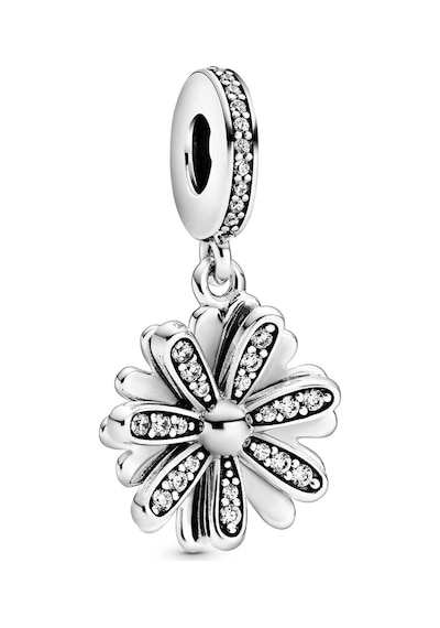Nur Silver Taşlı Papatya Gümüş Charm Nur-bl00169