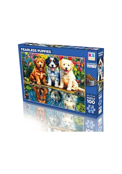 31503 Fearless Puppıes 100 Parça Puzzle