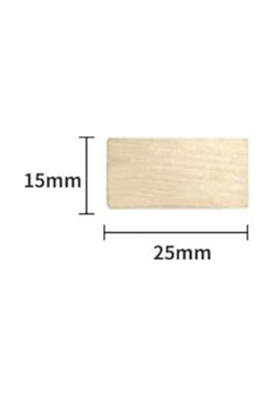 Ayrex Mühürcüm Mühür Mumu Damga 15 Mm Dikdörtgen Boş Pirinç Kafa + Ahşap Sap R5799x15