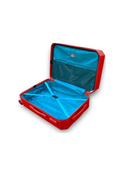 Coral High Diamond Abs Kırmızı Büyük Boy Valiz 16623 Kırmızı