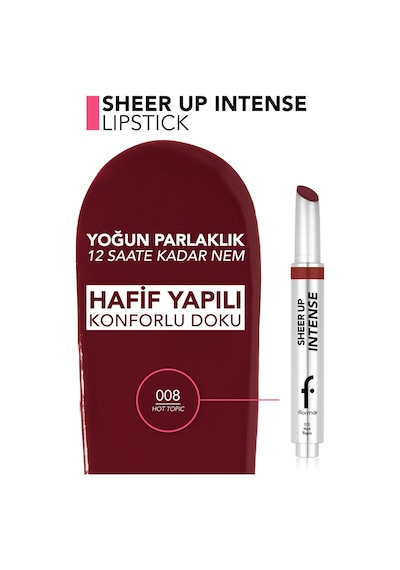 Sheer Up Intense Parlak Bitişli Jel Dokulu Dudak Parlatıcısı 8682536119849 008hottopıc