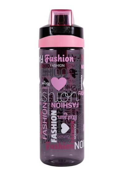 Herevin 161670-834 Motivasyon Desenli Matara 750 Ml Pembe