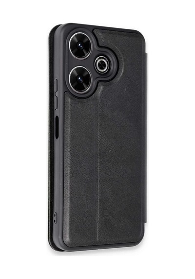 Xiaomi Redmi 13 4g Uyumlu Kılıf Flip Cover - Siyah