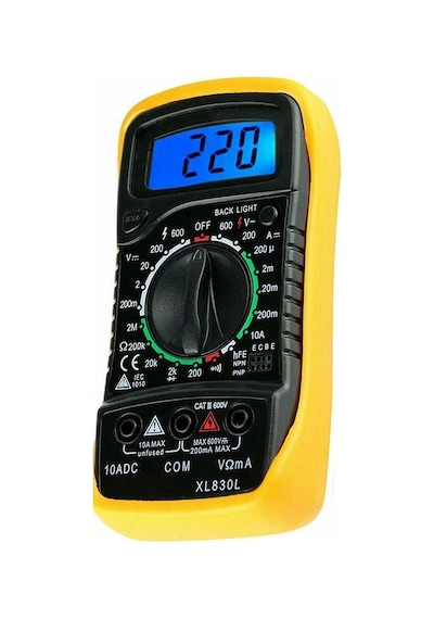 El Dijital Multimetre Lcd Taşınabilir Voltaj Test Cihazı Metre Multimetro Multimetre Veri Tutma Fonksiyonu