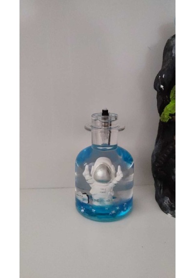 Uzaylı Model Sulu Ve Işıklı Model Lamba Boyut 12 Cm