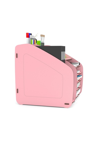 Fx-xl Modest - 6 Renk - A4 Evrak Rafı Masaüstü Organizer Pembe - 39484074 Pembe