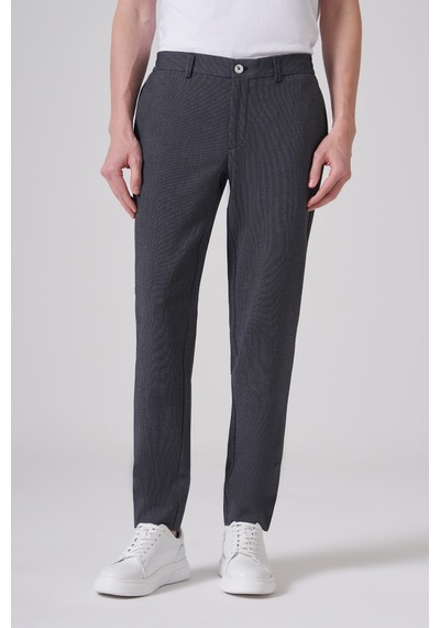 Morven Erkek Lacivert Trend Slim Fit Lastikli Pantolon 26ms003021200 Lacivert