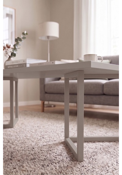 Yurudesign Blom Orta Sehpa Kayın Ahşap Ayaklı 120x60cm Kumsal Bl3-co