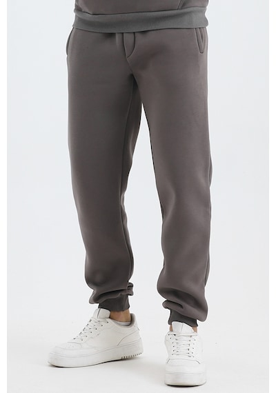 Monox Erkek Jogger 3 İplik Alt Eşofman Füme
