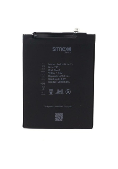 Simex Redmi Note7 / Note7 Pro İle Uyumlu Sbt-01 Batarya