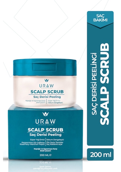 Saç Derisi Peelingi Arındırıcı Ve Dengeleyici Hair Scrub 200 Ml Tüm Saçlar