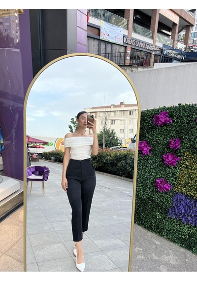 Modanne Yaka Streplez Bustiyer - Beyaz-178