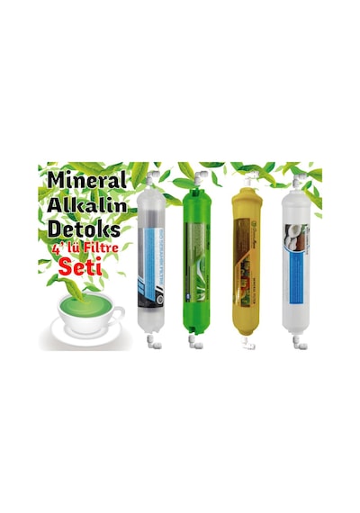 Sulook Mineral,alkalin Detoks 4'lü Filtre Seti