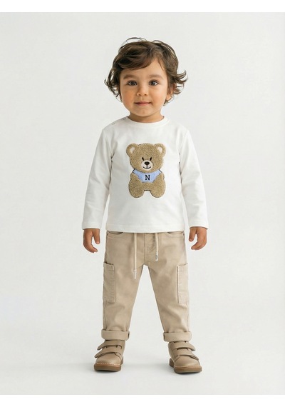 Xo Kids Erkek Çocuk 3lü Alt Üst Takım 1-3 Yaş 11201 Mavi