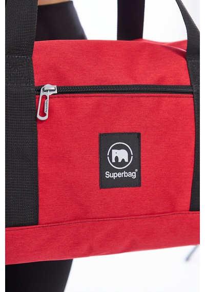 Superbag Seyahat Spor Çantası Kırmızı Kadın Erkek Unisex