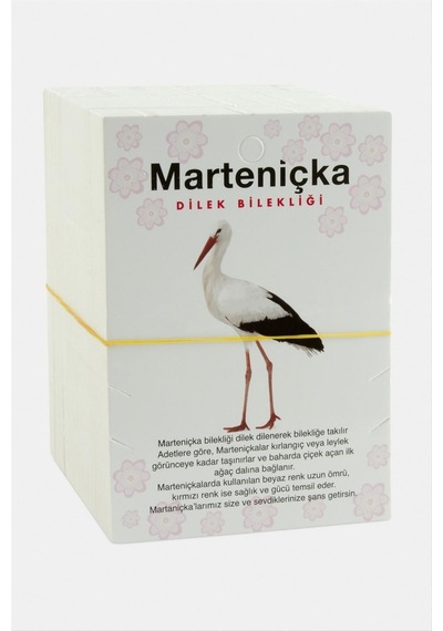 2'li Marteniçka Bileklik Kartı 100 Adet