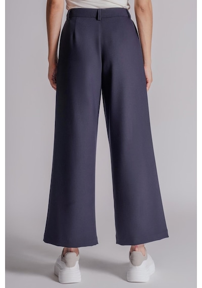 Braccas Kadın Yandan Cepli Fermuar Ve Agraf Kapamalı Relaxed Fit Pantolon Lacivert Lacivert Braccas Kadın Yandan Cepli Fermuar Ve Agraf Kapamalı Relaxed Fit Pantolon Lacivert Lacivert