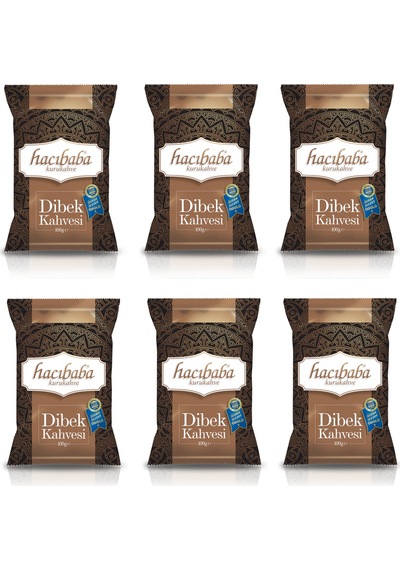 Hacıbaba Dibek Kahvesi 100 Gr X 6 Adet Öğütülmüş