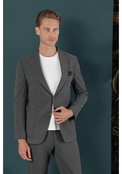 Efor C 659 Slim Fit Antrasit Spor Ceket Antrasit