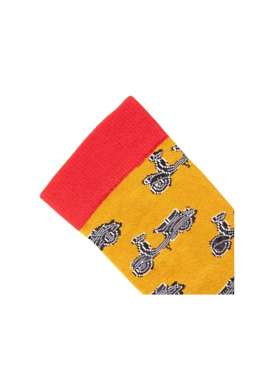 Sıp Scootershop Sıp Çorap - Vespa Desenli Turuncu 41-46 / Sıp Çok Renkli
