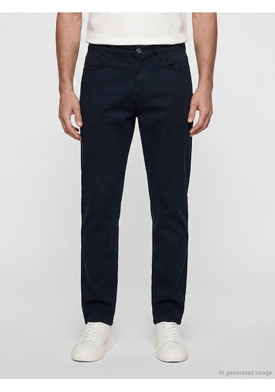 Lcwaıkıkı Classic Lacivert Regular Fit Gabardin Erkek Chino Pantolon