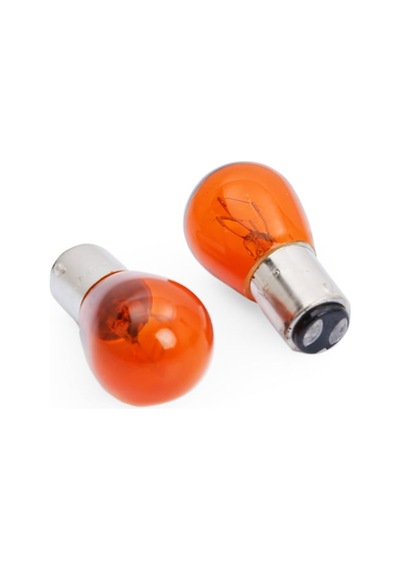 Trobus Fren Sinyal Ampulü Baz15d 7225 21/5w 12v Halojen Çift Duylu 2 Adet Turuncu