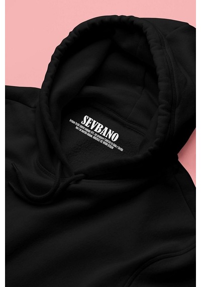 Sevbano Berserk Anime Dizi Serisi Baskılı Unisex Oversize Hoodie Siyah