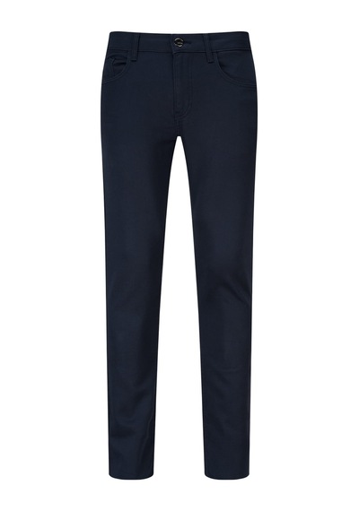 Hatemoğlu Lacivert Slim Fit Pamuklu 5 Cep Kanvas Pantolon Hatemoğlu Lacivert Slim Fit Pamuklu 5 Cep Kanvas Pantolon