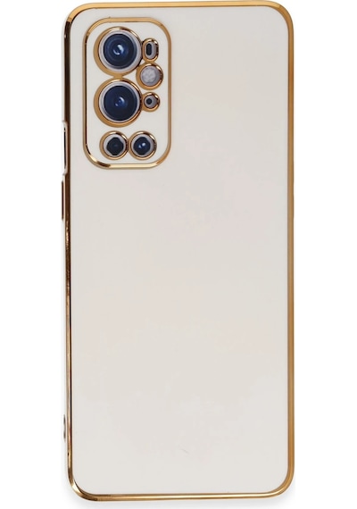 Gld-spt- Newface One Plus 9 Pro Kılıf Volet Silikon - Beyaz