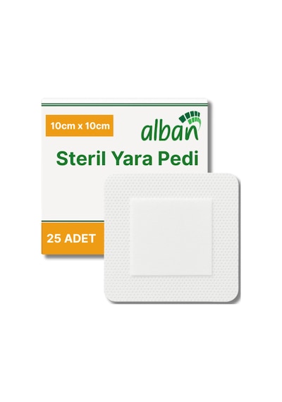 Steril Yara Pedi Nonwoven 10 Cm X 10 Cm 1 Kutu 25 Adet
