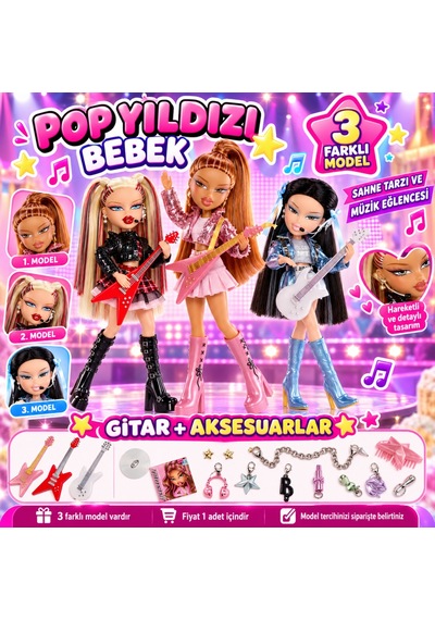 Pop Yıldızları Serisi Bebekleri