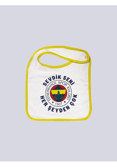 Bebek Sevdik Seni Herşeyden Çok Önlük Beyaz