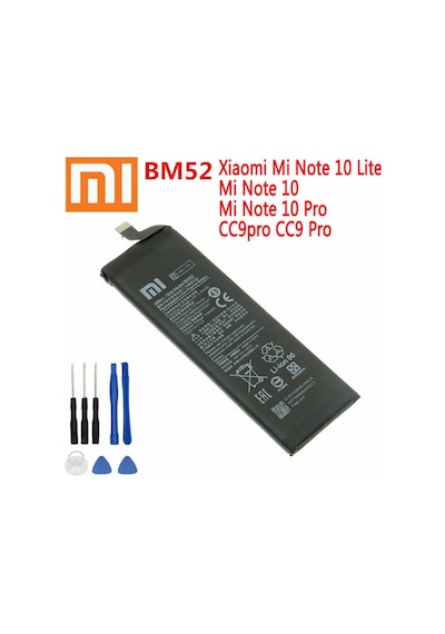 Senalstore Xiaomi Mi Note 10 Lite / C9 Pro Pil Batarya Bm52 + Tamir Seti