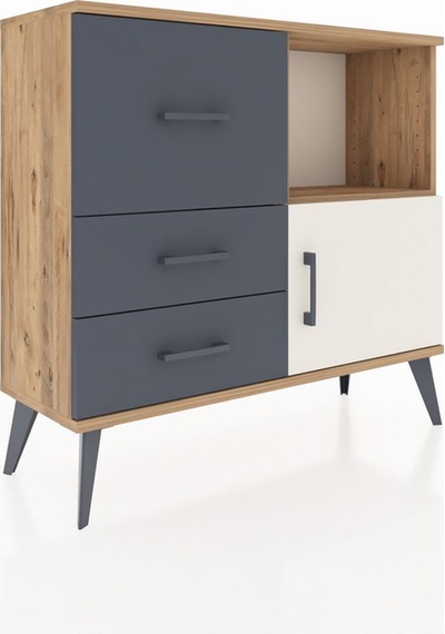 Arges Şifonyer Tek Raflı 3 Çekmeceli Tek Kapaklı 88x30x80 Çam-aytaşı/antrasit Aytaşı/antrasit Arges Şifonyer Tek Raflı 3 Çekmeceli Tek Kapaklı 88x30x80 Çam-aytaşı/antrasit Aytaşı/antrasit