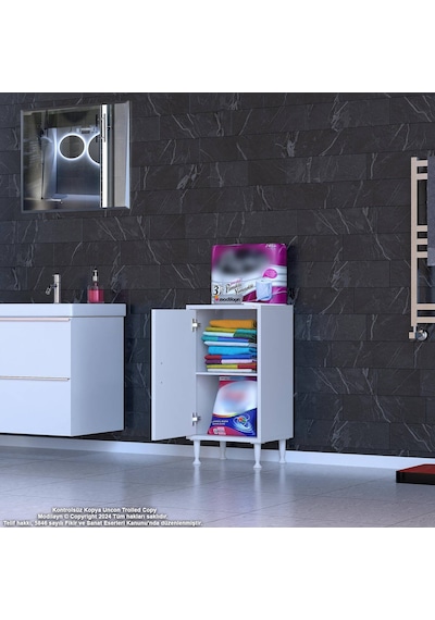 Eliusta Arden 40 Cm Beyaz 2 Bölmeli Banyo Düzenleyici Dolap 1 Raflı Çok Amaçlı Mutfak Dolabı 40x75x32,5 Cm Beyaz Eliusta Arden 40 Cm Beyaz 2 Bölmeli Banyo Düzenleyici Dolap 1 Raflı Çok Amaçlı Mutfak Dolabı 40x75x32,5 Cm Beyaz