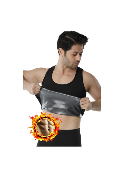 Elilom Elenar Sauna Termal Erkek Atlet Spor Ve Antrenman Kullanımına Uygun Siyah