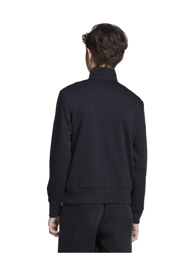Adidas Sport Lifestyle 220 Çocuk Siyah Dik Yaka Sweatshirt SiYAH
