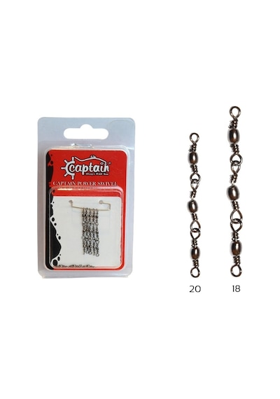 Captain 5100 3 Zincir Fırdöndü 5li Paket Nikel20