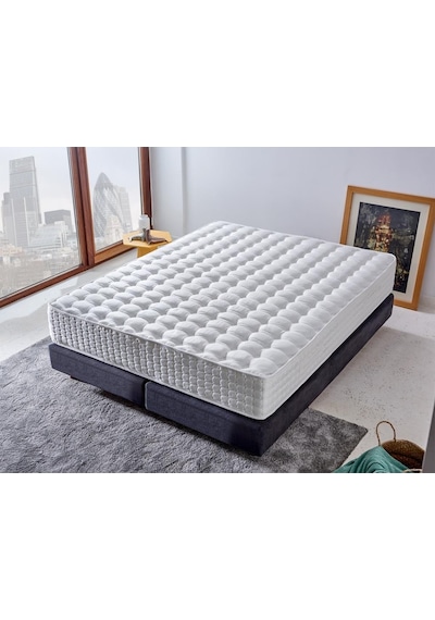 Nironyatak Niron London Yatak 140X200 Cm Çift Kişilik Paket Yaylı Alev Gecik