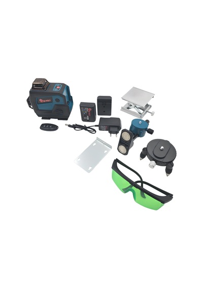 Fixonic B.h.d. Bhd03 360 16 Lens Şarjlı Yeşil Lazer Hizalama Ve 80mt Lazermetre Çantalı Set