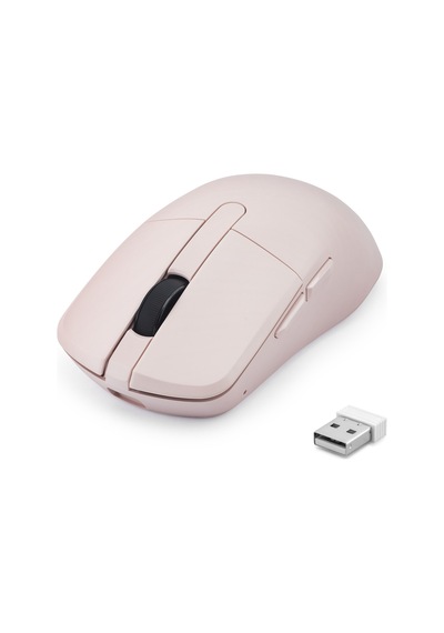 Dual Mode Şarjlı Kablosuz Mouse Bluetooth 2.4 Ghz 6200 Dpı Pembe Hdx3414p