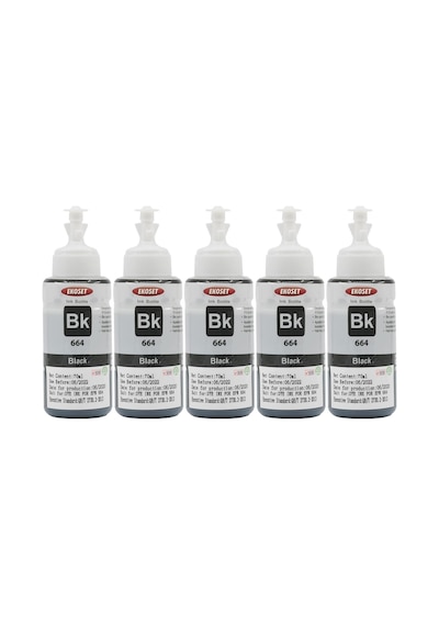 Ekoset Epson L550 L565 Siyah Uyumlu Mürekkep 70 ML 5 Adet