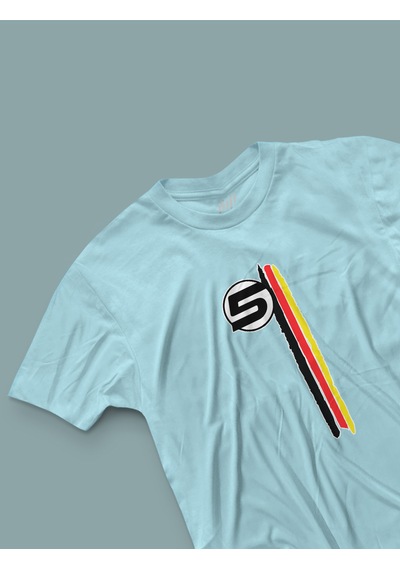 Fnbx Sebastian Vettel 3 Çizgili T-shirt Turkuaz