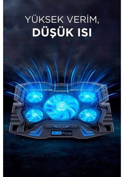 Özel Üretim Laptop Soğutucu Cf05 Siyah Cihaz Alan Modern