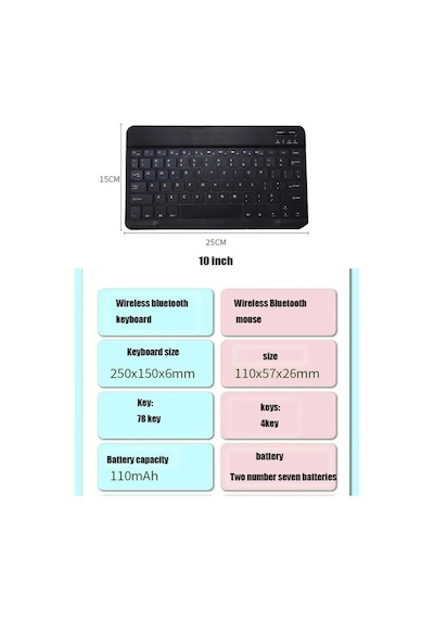 Zte Redmagic Astra Uyumlu Ekran Koruyucu Klavye Mouse Set