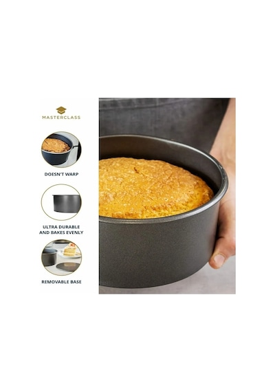 Patisse Yüksek Yuvarlak Tabanı Çıkan Kek Pasta Kalıbı Goldcakes