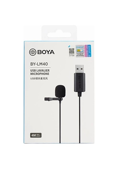 Boya By-lm40 Dijital Usb Yaka Mikrofonu