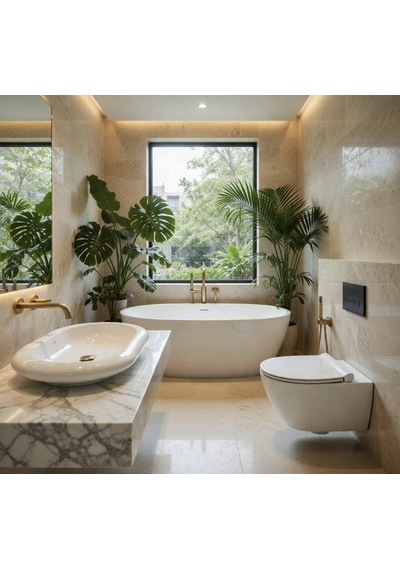 Ideal Standard - Simply U Natural 60x45 Cm Tezgah Üstü Oval Lavabo Beyaz - T014201-